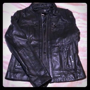 Michael Kors Leather Jacket - Women’s Small
